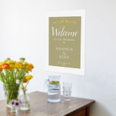 Impressions Dorure Élégant Mariage de bienvenue Ornament Or (Couchage (Cuisine))