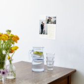 Impressions Dorure Élégant Mariage Vows Love Script Minimal Deux phot (Couchage (Cuisine))