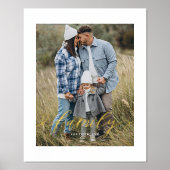 Impressions Dorure Élégant minimal de script de famille superposer ph (Recto)