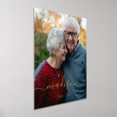 Impressions Dorure Élégant nom de script Photo Memorial Keepsaké (Poser)