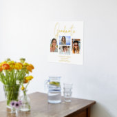 Impressions Dorure Élégant Script Multi Photo Remise de diplômes Dipl (Couchage (Cuisine))