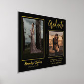 Impressions Dorure Élégant texte de script de diplômé moderne deux ph (Poser)