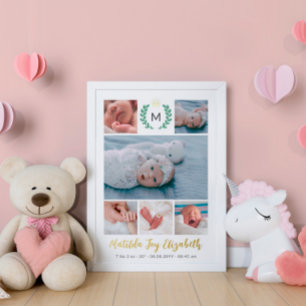 Impressions Dorure Élégant Tourbillonnant Le Nom de famille 6 Photos