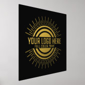 Impressions Dorure Élégant Votre Logo Ici Gold (Poser)