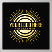 Impressions Dorure Élégant Votre Logo Ici Gold (Recto)