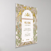 Impressions Dorure Élégante Affiche de bienvenue Art Nouveau (Poser)