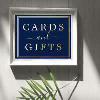 Élégante carte & cadeaux Real Foil Mariage Signal