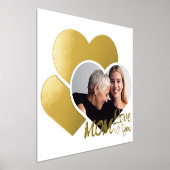 Impressions Dorure Elégante photo de famille - vous aimer maman (Poser)