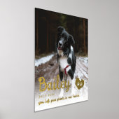 Impressions Dorure Empreintes de pattes d'or dans nos coeurs Monument (Poser)