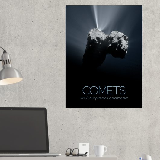 Impressions Dorure Espace Extérieur, Système Solaire, Cosmos, Comètes (In situ (Bureau 2))