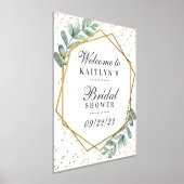 Impressions Dorure Eucalyptus Gold Fête des mariées géométrique Real (Poser)