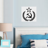 Impressions Dorure Faucille Et Marteau, URSS, CCCP, Communisme (In situ (chambre))