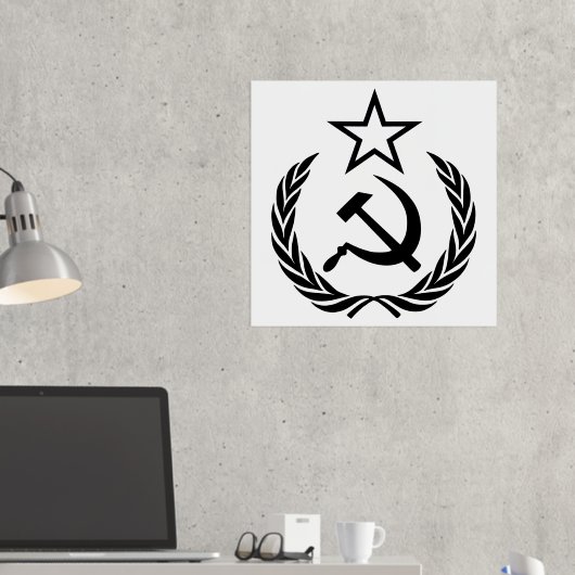Impressions Dorure Faucille Et Marteau, URSS, CCCP, Communisme (In situ (Bureau 2))
