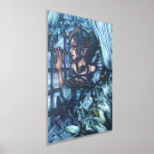 Impressions Dorure Fée de givre vue d'un hiver saphir (Poser)