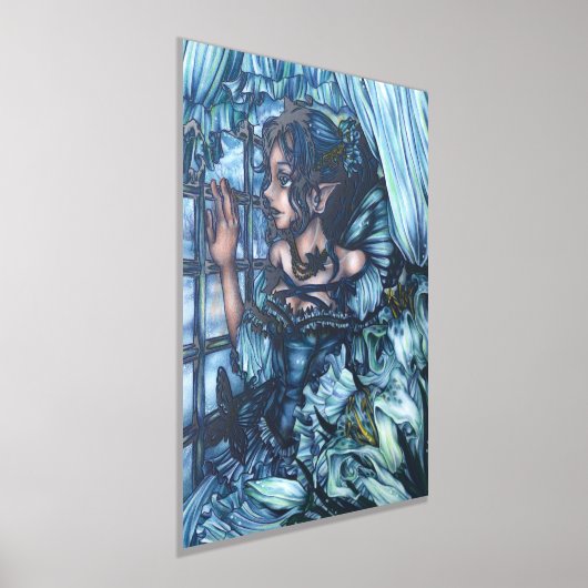 Impressions Dorure Fée de givre vue d'un hiver saphir (Poser)