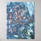 Impressions Dorure Fée de givre vue d'un hiver saphir (Recto)