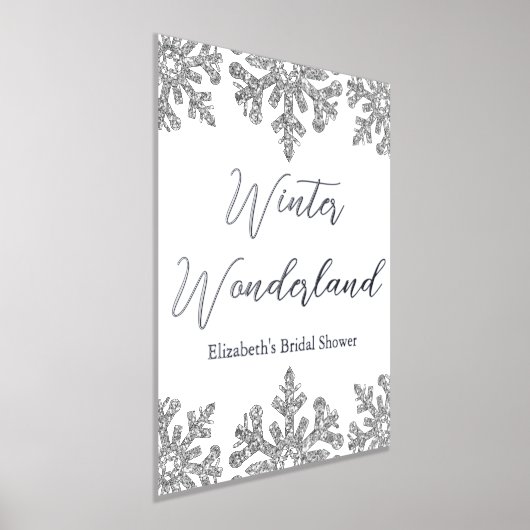 Impressions Dorure Fête des mariées d'hiver Silver Snowflake (Poser)