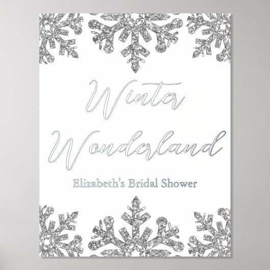 Impressions Dorure Fête des mariées d'hiver Silver Snowflake (Recto)