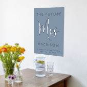 Impressions Dorure Fête des mariées Futur Mme Dusty Blue (Couchage (Cuisine))