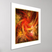 Impressions Dorure Firestorm Art Abstrait (Poser)