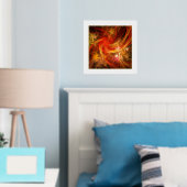 Impressions Dorure Firestorm Art Abstrait (In situ (chambre))