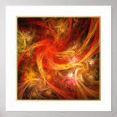 Impressions Dorure Firestorm Art Abstrait (Recto)