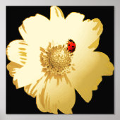 Impressions Dorure Fleur d'or avec Ladybug (Recto)
