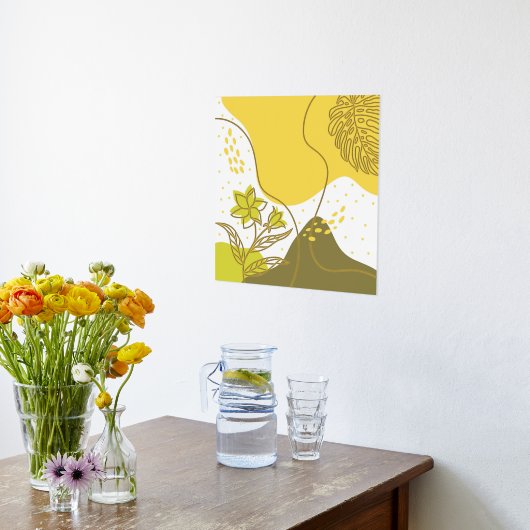 Impressions Dorure Fleurs Abstraites Et Feuilles (Couchage (Cuisine))