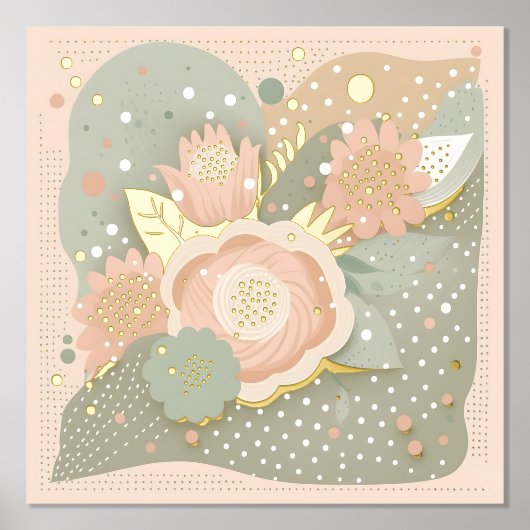 Impressions Dorure Fleurs Boho (Recto)