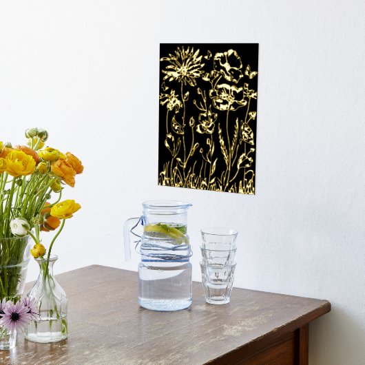 IMPRESSIONS DORURE  FLEURS D'IMPRESSION D'APPAREILS ART (Couchage (Cuisine))