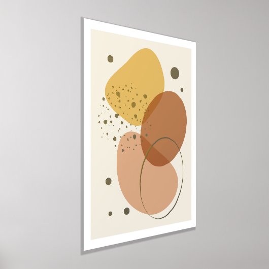 Impressions Dorure Formes bio affiche moderne 2 (Poser)