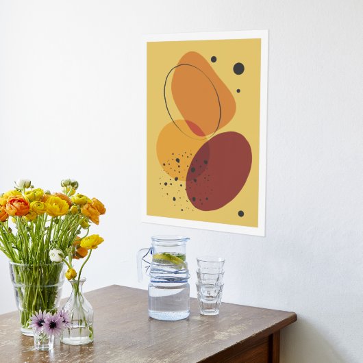 Impressions Dorure Formes bio affiche moderne 3 (Couchage (Cuisine))