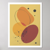 Impressions Dorure Formes bio affiche moderne 3 (Recto)