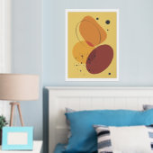 Impressions Dorure Formes bio affiche moderne 3 (In situ (chambre))