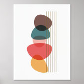 Impressions Dorure Formes orange Composition artistique moderne (Recto)