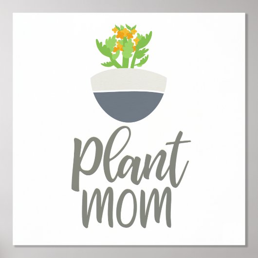 Impressions Dorure Fun Succulent Kalanchoe Plante Maman Design (Recto)