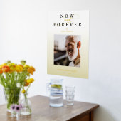 Impressions Dorure Funeral Golden Gradient Photo Whimsical Script (Couchage (Cuisine))