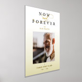 Impressions Dorure Funeral Golden Gradient Photo Whimsical Script (Poser)