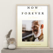 Impressions Dorure Funeral Golden Gradient Photo Whimsical Script