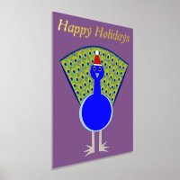 Funky Christmas Peacock Custom