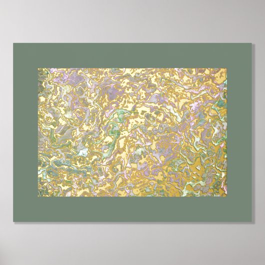 Impressions Dorure Funky Whimsical Gold Wavers Motif d'art (Recto)