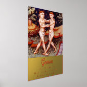 Impressions Dorure Gemini Jumeaux Zodiac Signal Anniversaire (Poser)