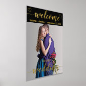 Impressions Dorure Gold Foil Bienvenue à notre Mariage Your Photo Foi (Poser)