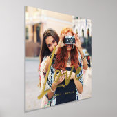 Impressions Dorure Gold Love Brush Script Overlay Couple Photo Memory (Poser)