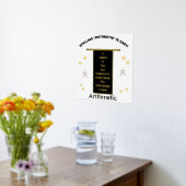 Impressions Dorure Gold Stars Magicien Casquette orthographe Arithmét (Couchage (Cuisine))