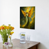 Impressions Dorure Golden Guardian Angel - Peinture numérique Ethérée (Couchage (Cuisine))