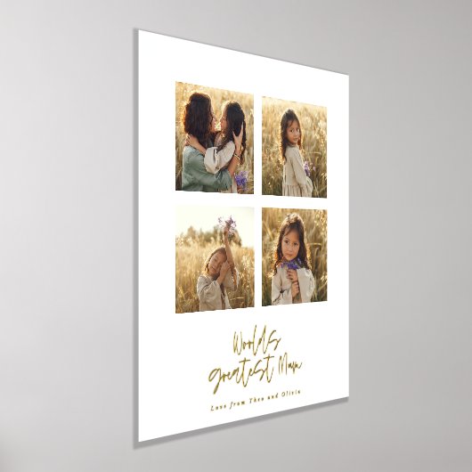Impressions Dorure Greatest Mum multi photo élégant (Poser)