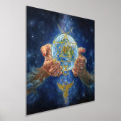 Impressions Dorure Guérir le monde protéger Gaia (Poser)