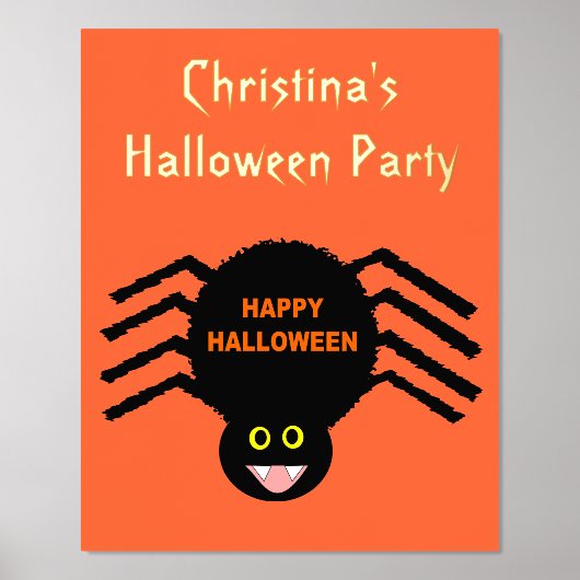 Impressions Dorure Halloween Black Spider Custom (Recto)