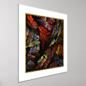 Impressions Dorure Harmonie des couleurs Art Abstrait (Poser)